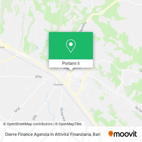 Mappa Dierre Finance Agenzia in Attivita' Finanziaria