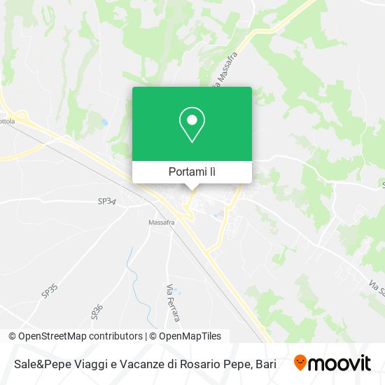 Mappa Sale&Pepe Viaggi e Vacanze di Rosario Pepe