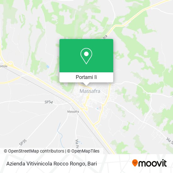 Mappa Azienda Vitivinicola Rocco Rongo