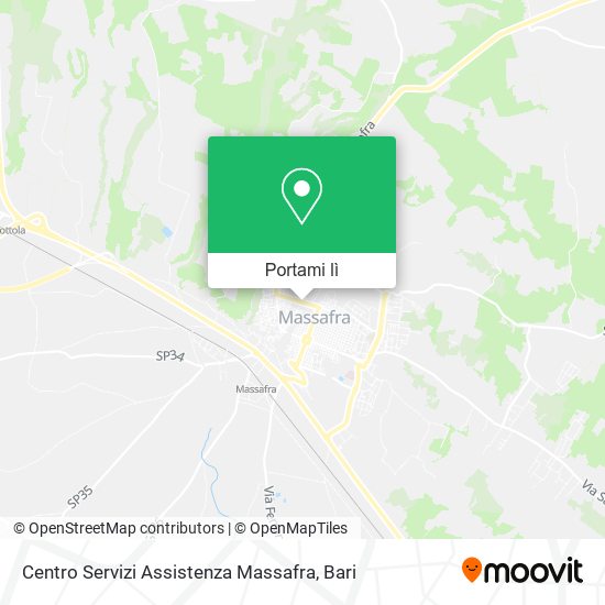 Mappa Centro Servizi Assistenza Massafra