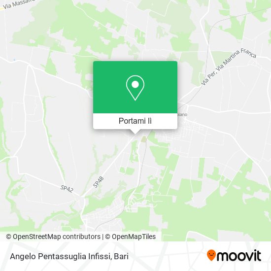 Mappa Angelo Pentassuglia Infissi