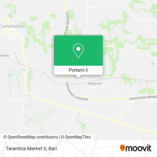 Mappa Tarantina Market S