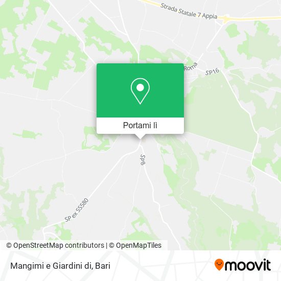 Mappa Mangimi e Giardini di