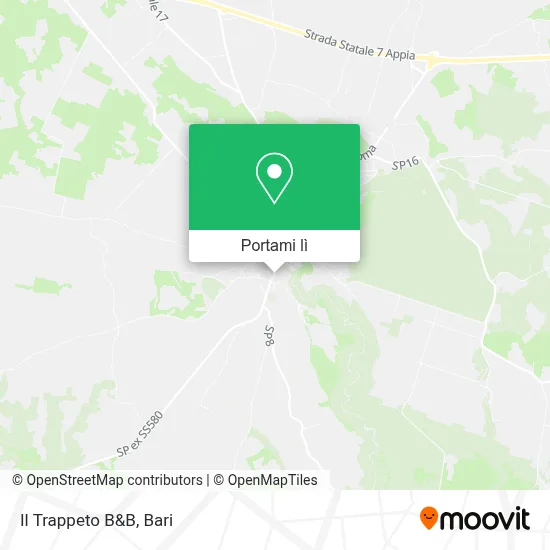 Mappa Il Trappeto B&B