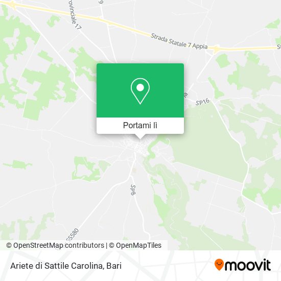 Mappa Ariete di Sattile Carolina