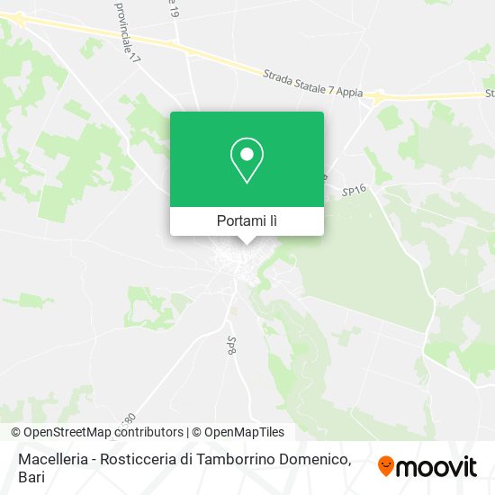 Mappa Macelleria - Rosticceria di Tamborrino Domenico