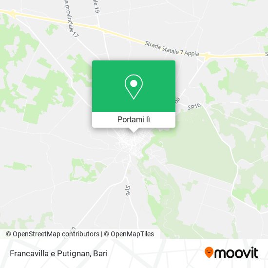 Mappa Francavilla e Putignan