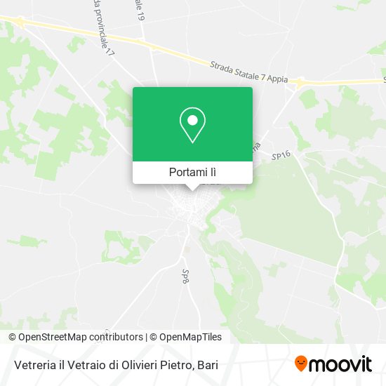 Mappa Vetreria il Vetraio di Olivieri Pietro