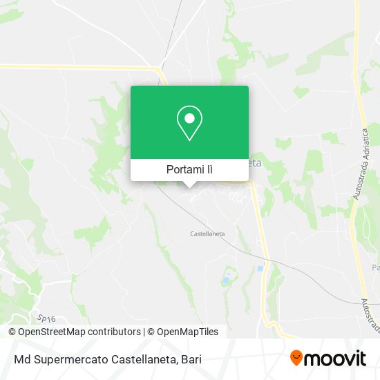 Mappa Md Supermercato Castellaneta