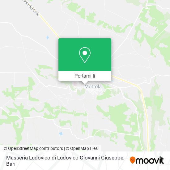 Mappa Masseria Ludovico di Ludovico Giovanni Giuseppe