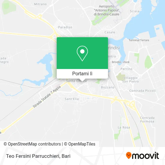 Mappa Teo Fersini Parrucchieri