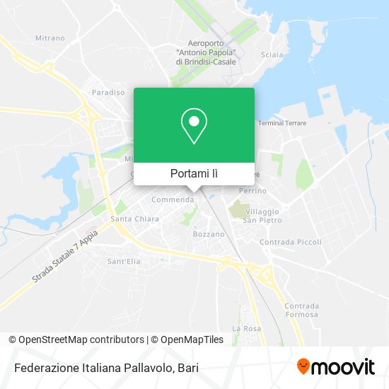 Mappa Federazione Italiana Pallavolo