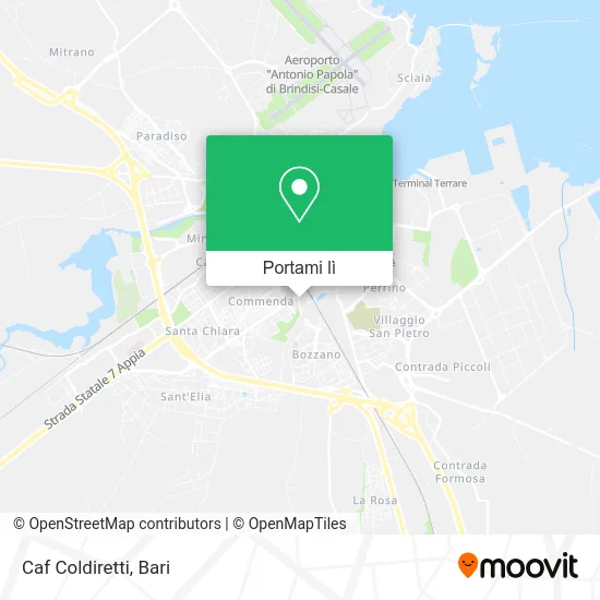 Mappa Caf Coldiretti