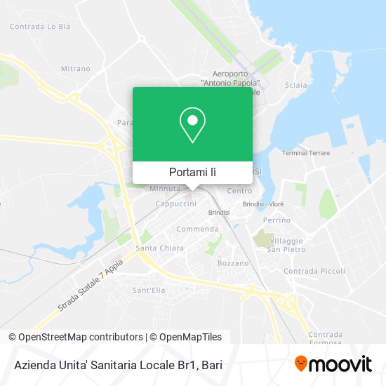 Mappa Azienda Unita' Sanitaria Locale Br1