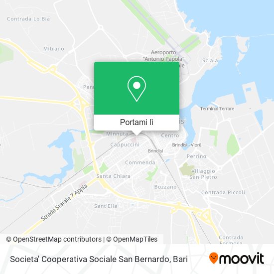 Mappa Societa' Cooperativa Sociale San Bernardo
