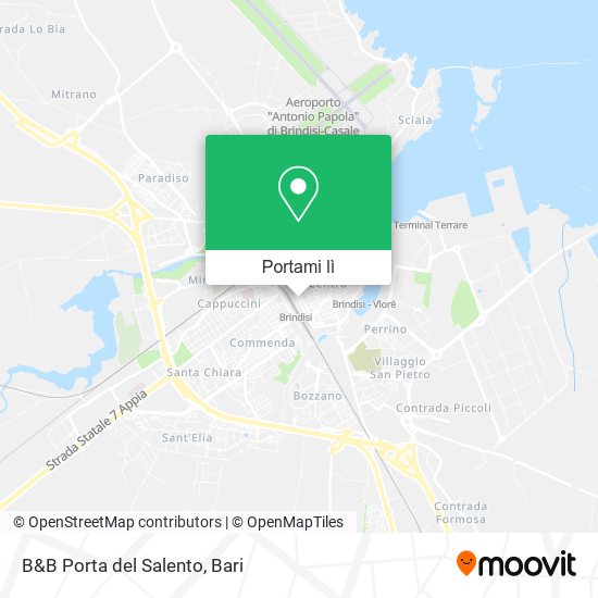 Mappa B&B Porta del Salento