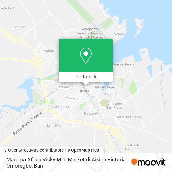 Mappa Mamma Africa Vicky Mini Market di Aisien Victoria Omoregbe