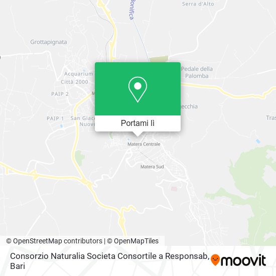 Mappa Consorzio Naturalia Societa Consortile a Responsab