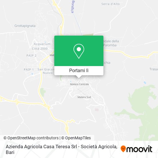Mappa Azienda Agricola Casa Teresa Srl - Società Agricola