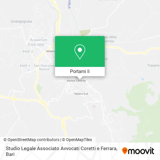 Mappa Studio Legale Associato Avvocati Coretti e Ferrara