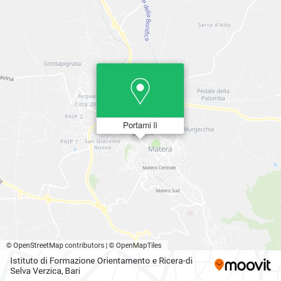 Mappa Istituto di Formazione Orientamento e Ricera-di Selva Verzica