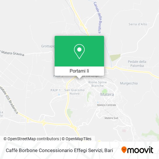 Mappa Caffè Borbone Concessionario Effegi Servizi