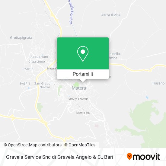 Mappa Gravela Service Snc di Gravela Angelo & C.