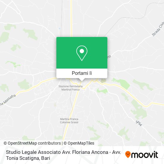 Mappa Studio Legale Associato Avv. Floriana Ancona - Avv. Tonia Scatigna