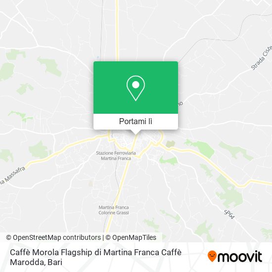 Mappa Caffè Morola Flagship di Martina Franca Caffè Marodda