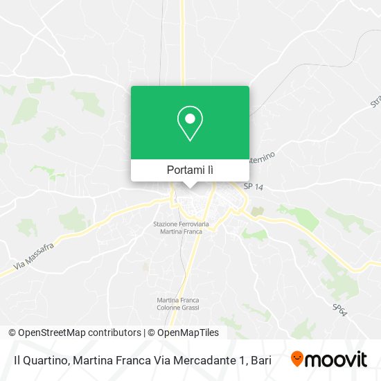 Mappa Il Quartino, Martina Franca Via Mercadante 1