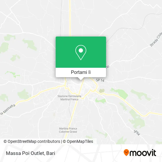 Mappa Massa Poi Outlet