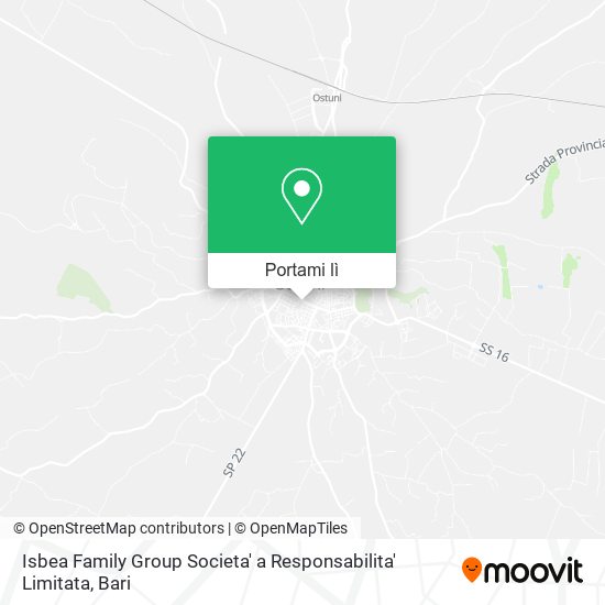 Mappa Isbea Family Group Societa' a Responsabilita' Limitata