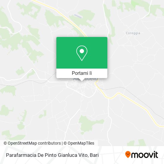 Mappa Parafarmacia De Pinto Gianluca Vito