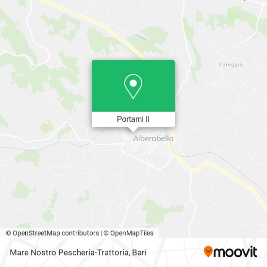 Mappa Mare Nostro Pescheria-Trattoria