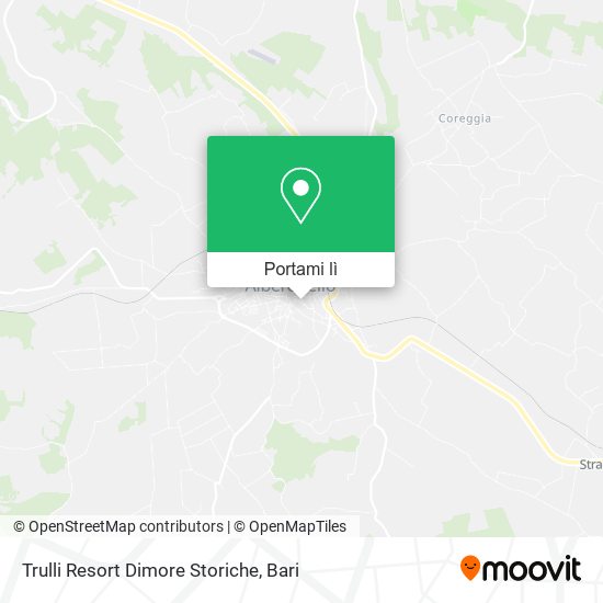 Mappa Trulli Resort Dimore Storiche
