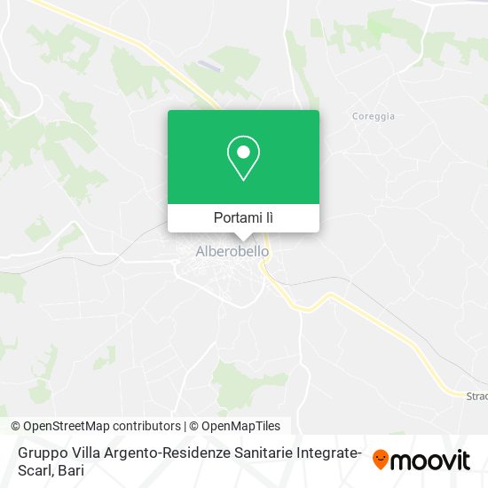 Mappa Gruppo Villa Argento-Residenze Sanitarie Integrate-Scarl