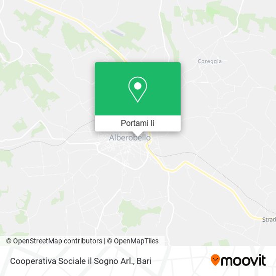 Mappa Cooperativa Sociale il Sogno Arl.