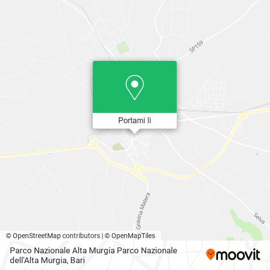 Mappa Parco Nazionale Alta Murgia Parco Nazionale dell'Alta Murgia