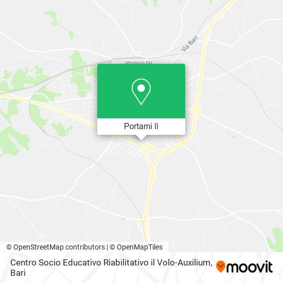 Mappa Centro Socio Educativo Riabilitativo il Volo-Auxilium