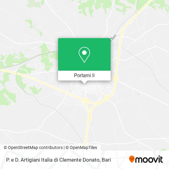 Mappa P. e D. Artigiani Italia di Clemente Donato