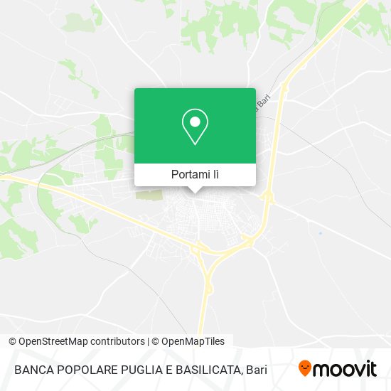 Mappa BANCA POPOLARE PUGLIA E BASILICATA