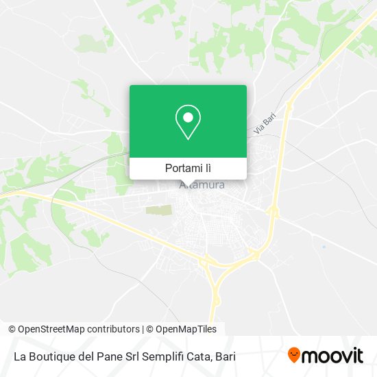 Mappa La Boutique del Pane Srl Semplifi Cata