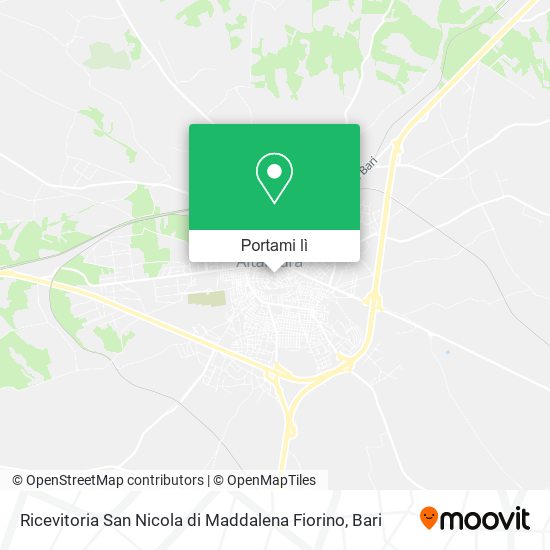 Mappa Ricevitoria San Nicola di Maddalena Fiorino