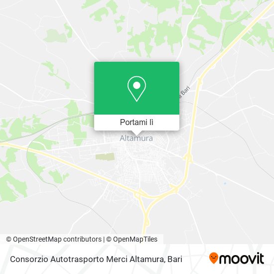 Mappa Consorzio Autotrasporto Merci Altamura