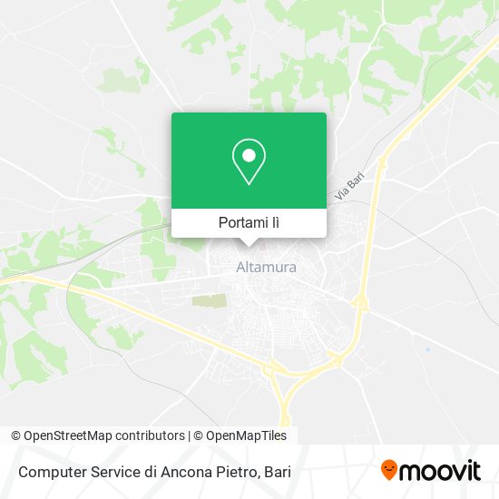 Mappa Computer Service di Ancona Pietro