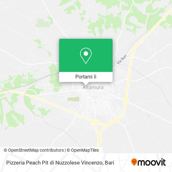 Mappa Pizzeria Peach Pit di Nuzzolese Vincenzo