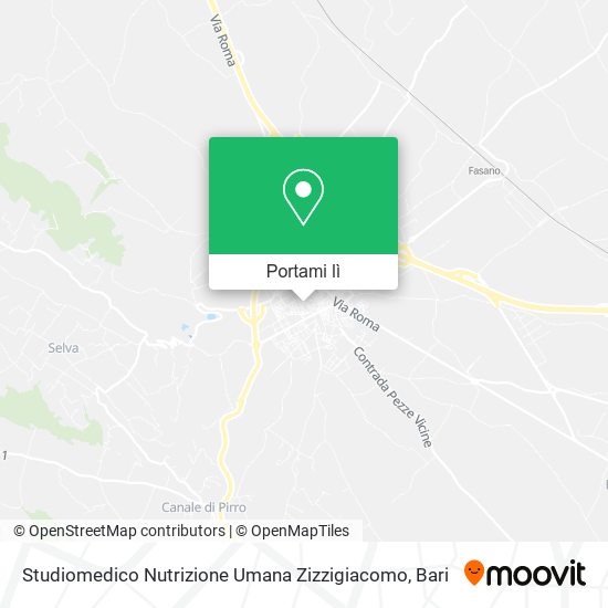 Mappa Studiomedico Nutrizione Umana Zizzigiacomo