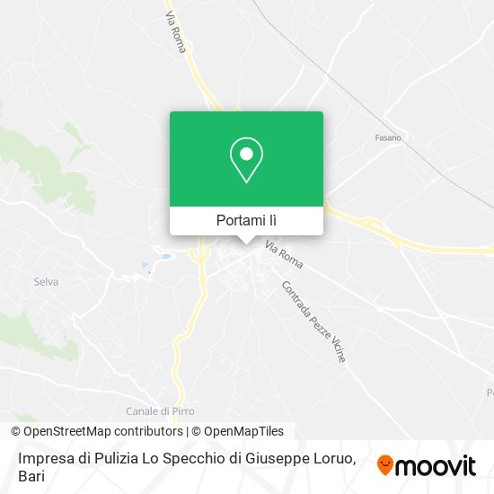 Mappa Impresa di Pulizia Lo Specchio di Giuseppe Loruo