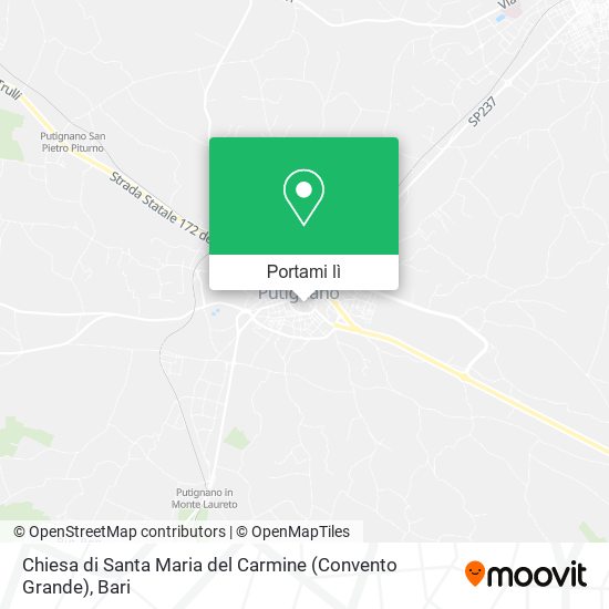 Mappa Chiesa di Santa Maria del Carmine (Convento Grande)
