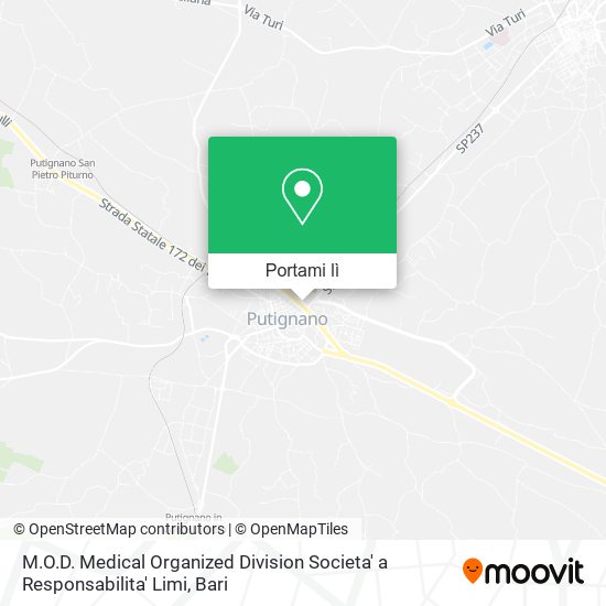 Mappa M.O.D. Medical Organized Division Societa' a Responsabilita' Limi